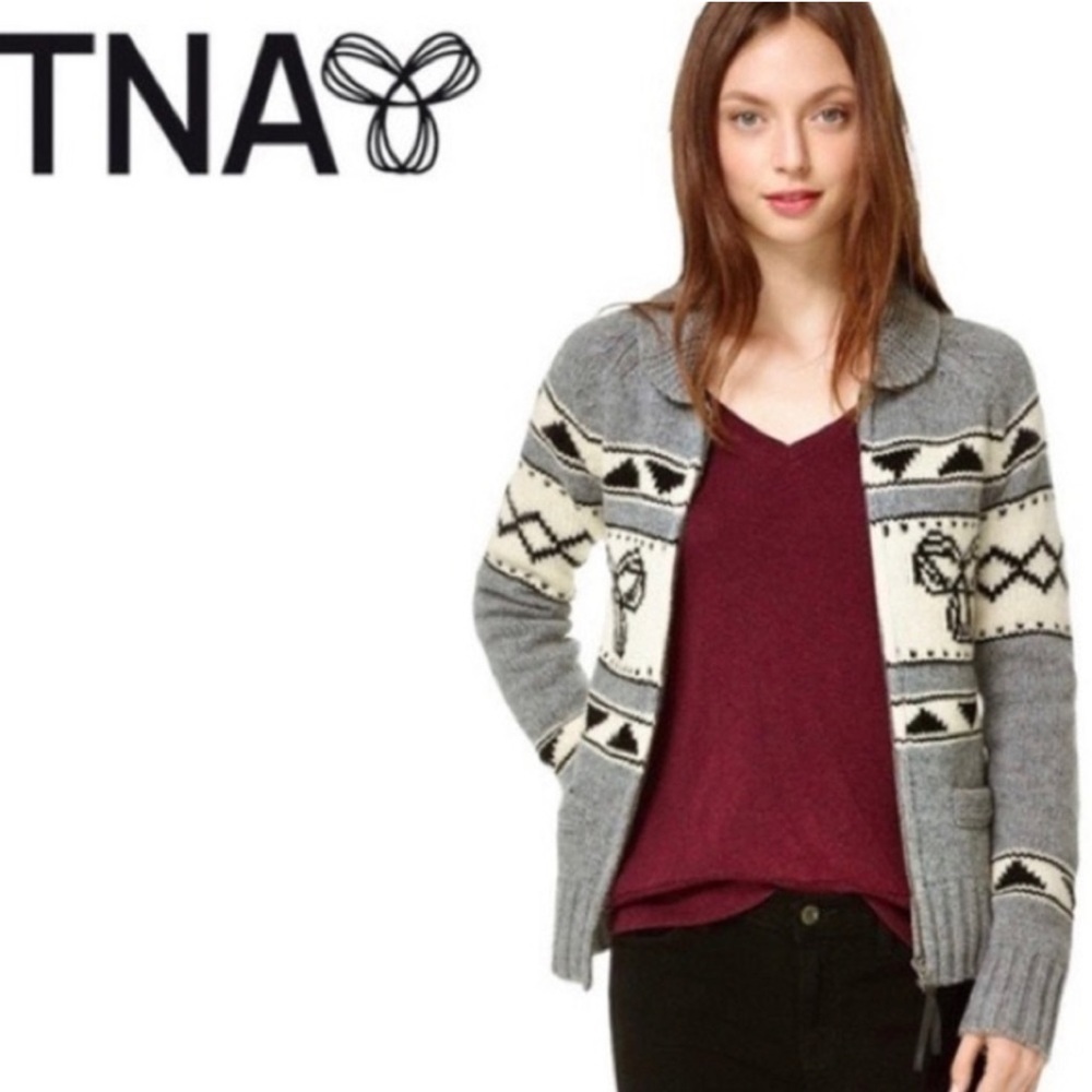 ARITZIA TNA Sea to Sky Lambswool Sweater